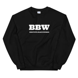 BBW - Beautiful Black Woman | Unisex Sweatshirt