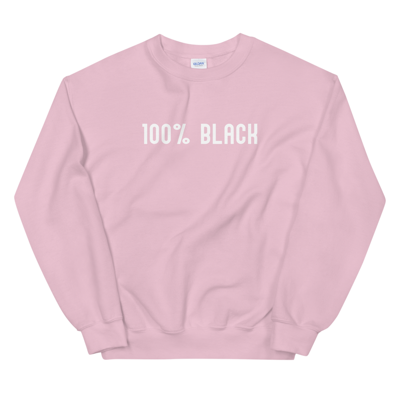 100% Black | Sweatshirt