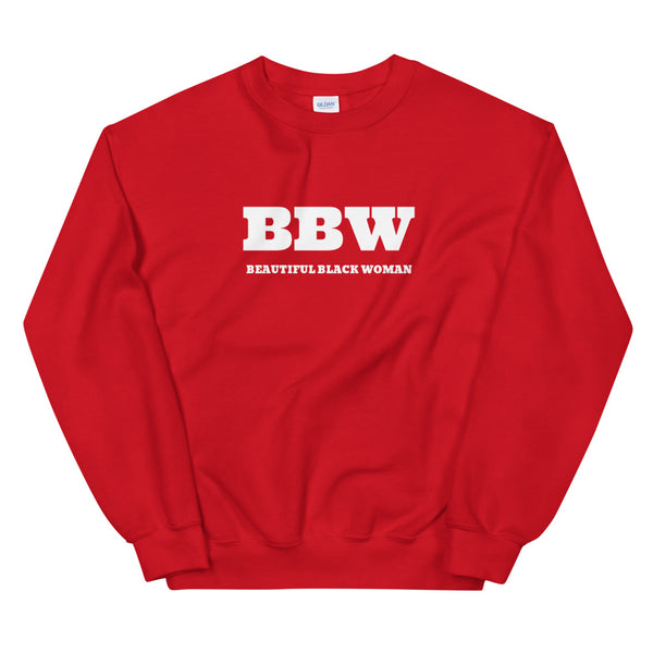 BBW - Beautiful Black Woman | Unisex Sweatshirt