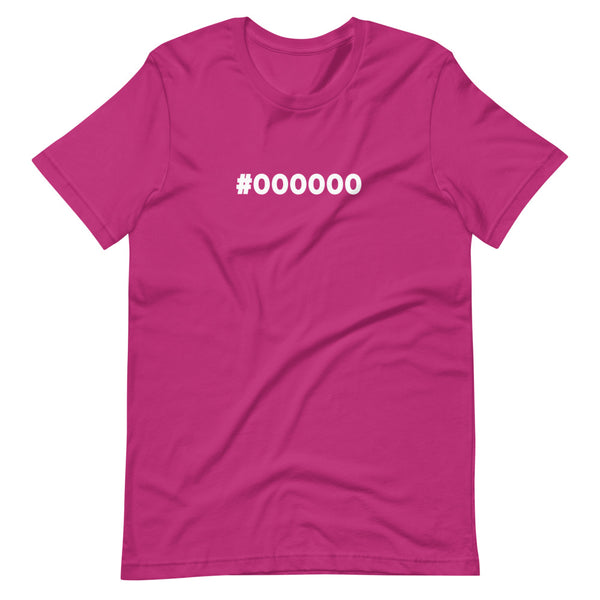 #000000 | Short-Sleeve Unisex T-Shirt