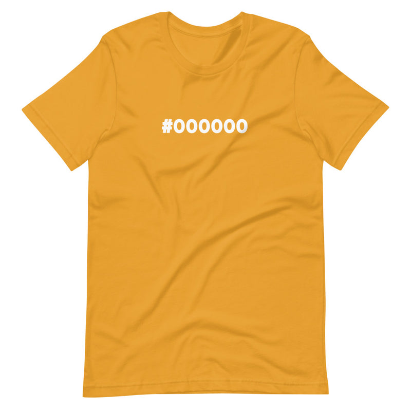 #000000 | Short-Sleeve Unisex T-Shirt