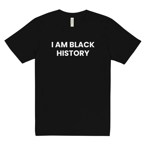 I AM BLACK HISTORY | BLKVIBE | Unisex Premium Viscose Hemp T-Shirt - Sustainable