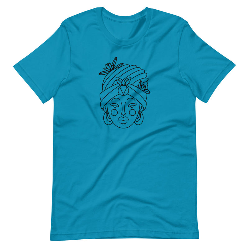 HEAD WRAPPED | BLKVIBE | Short-sleeve unisex t-shirt