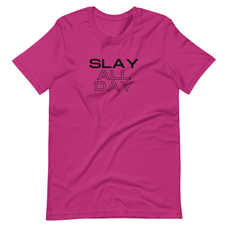 SLAY ALL DAY | BLKVIBE | Short-sleeve unisex t-shirt