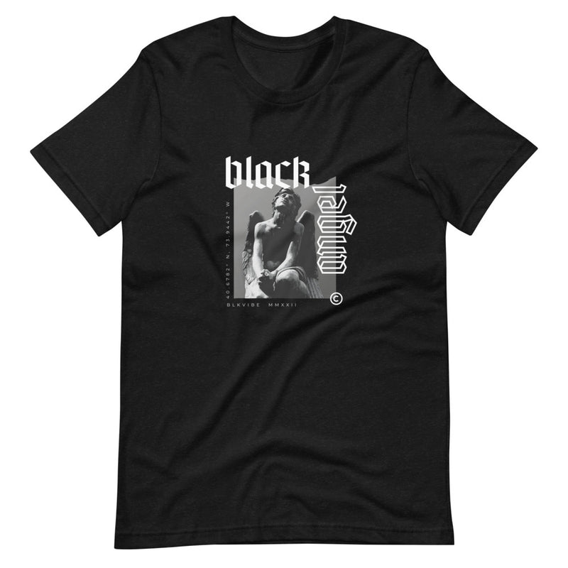 BLACK ANGEL | BLKVIBE | Short-sleeve unisex t-shirt