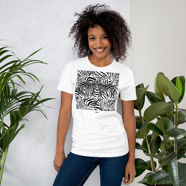 ZEBRA ENERGY | BLKVIBE | Short-sleeve unisex t-shirt